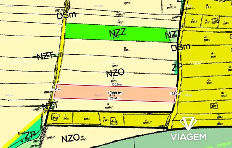Prodej zahrady 1999 m², Lužná – náhled fotky 2