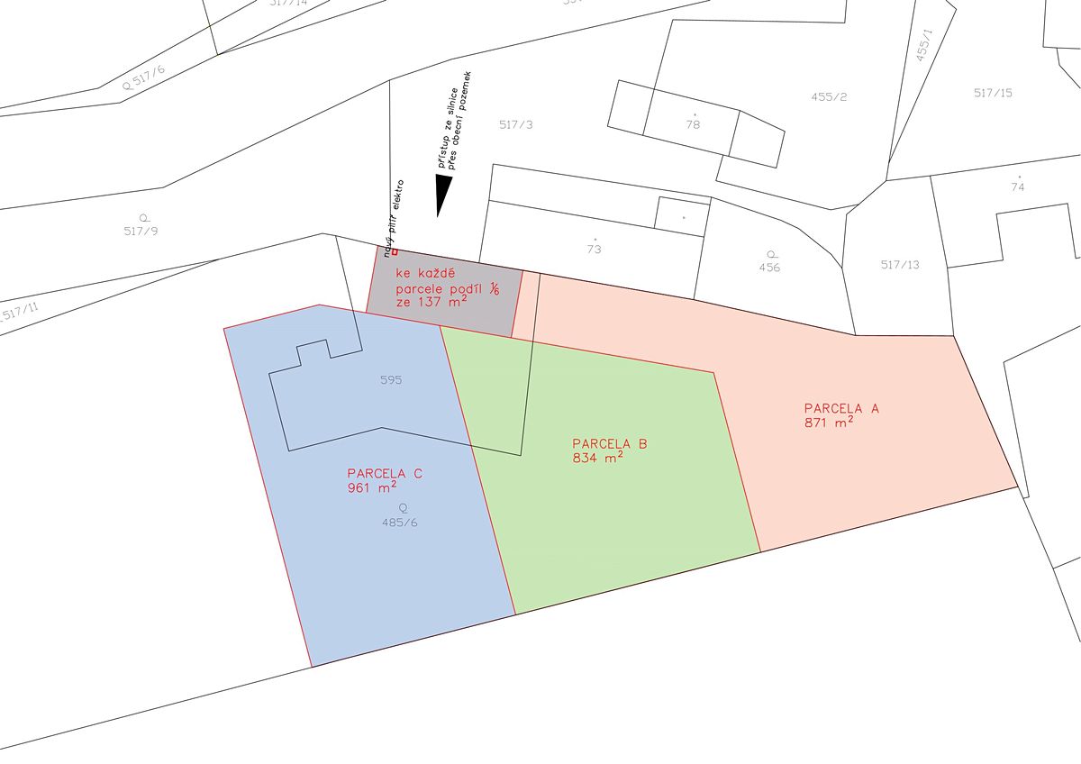 Prodej stavebního pozemku 2666 m²