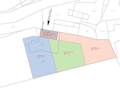 Prodej  stavebního pozemku 871 m²