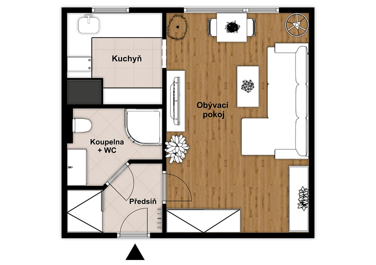 Prodej bytu 1+kk 30 m² – fotografie 2