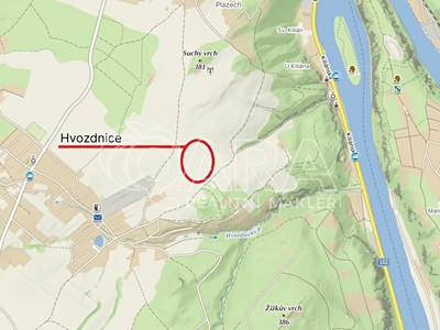 Prodej  pole 16 653 m²