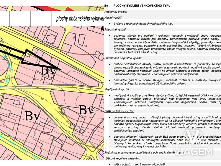 Prodej pozemku, 1 221 m² (2 z 3)