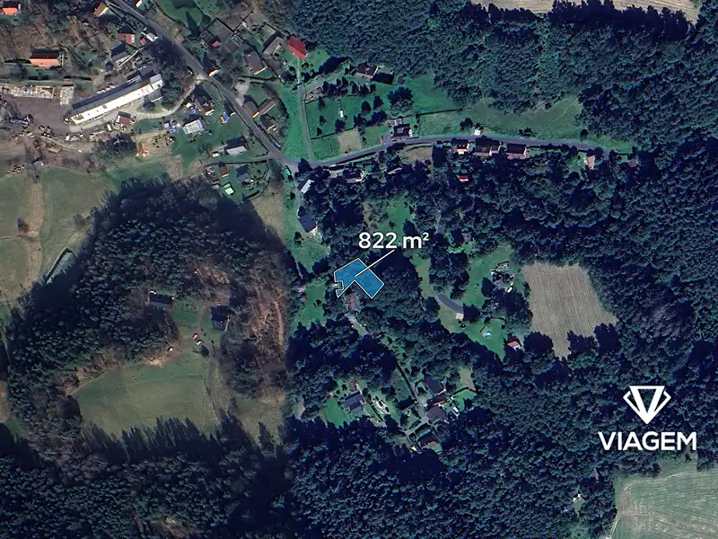 Prodej zahrady 822 m², Huntířov – náhled fotky 2