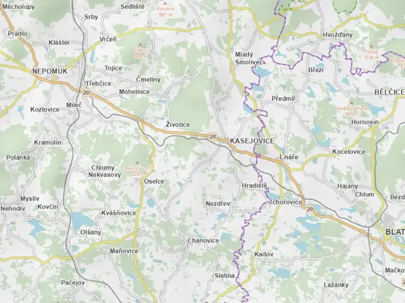 Prodej pole 4955 m², Oselce – náhled fotky 3