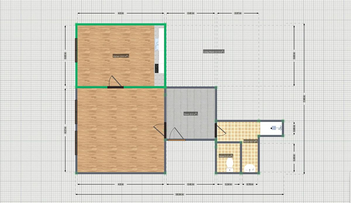 Pronájem bytu 1+1 36 m² – fotografie 4