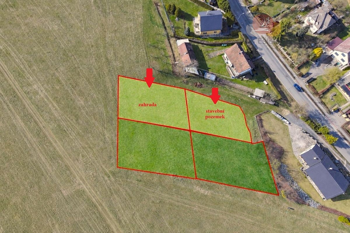 Prodej stavebního pozemku 1281 m² – fotografie 2