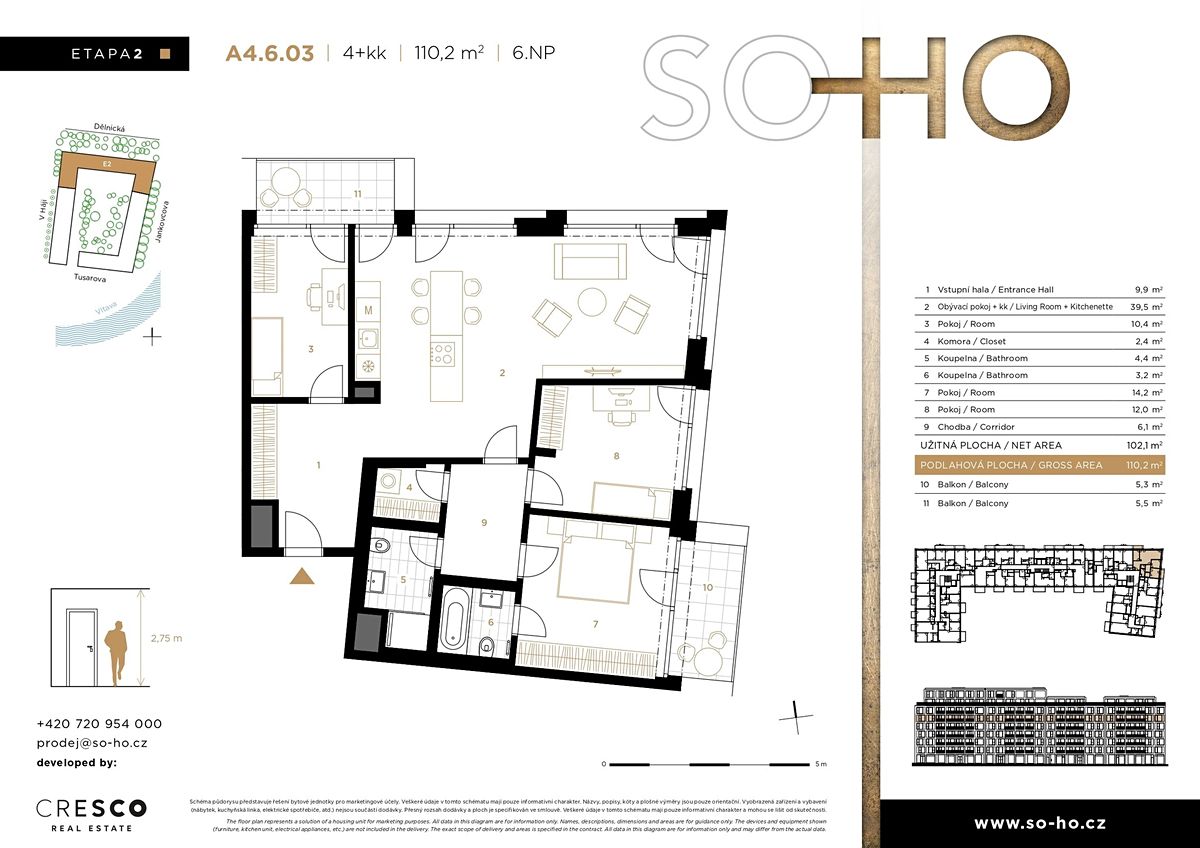 Prodej bytu 4+kk 110 m² – fotografie 2