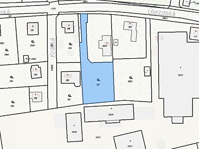 Prodej stavebního pozemku 1222 m²