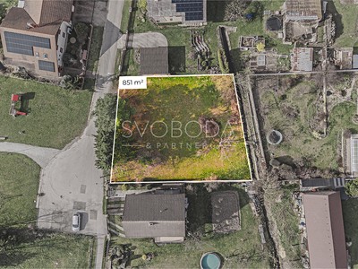 Prodej  stavebního pozemku 851 m²