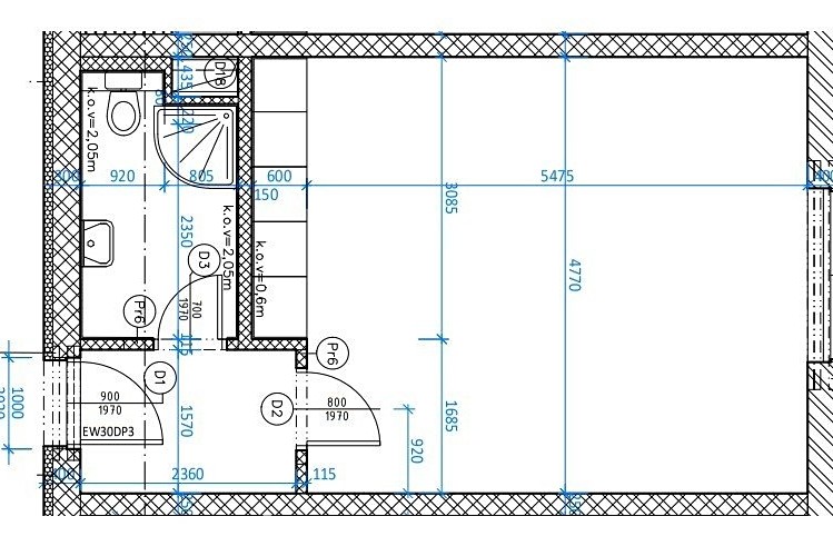 Квартира 1+kk на продаж, 36 м² (5 з 8)