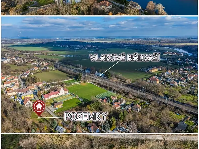 Prodej stavebního pozemku 711 m², Nelahozeves – náhled fotky 3