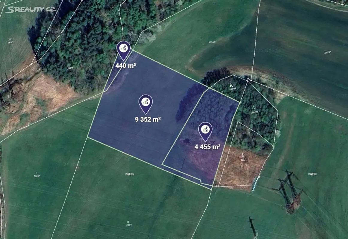 Prodej pole 14247 m², Český Dub