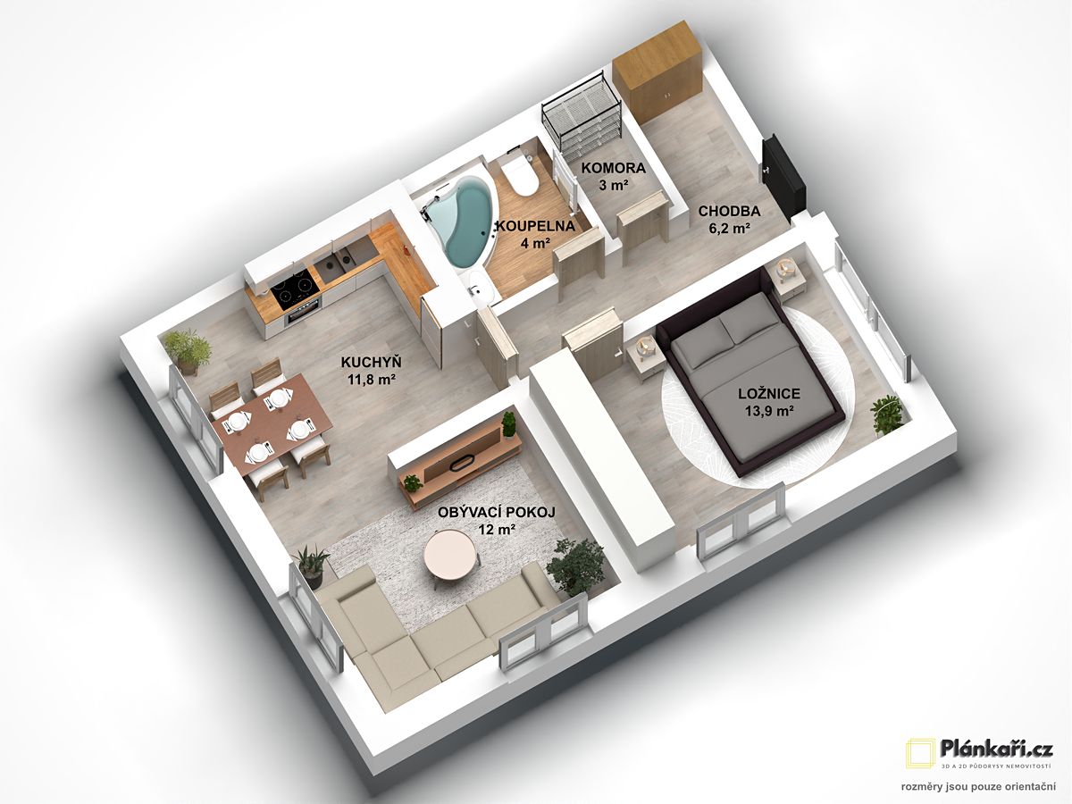 Prodej bytu 2+1 71 m² – fotografie 3