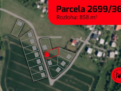 Prodej stavebního pozemku 858 m²