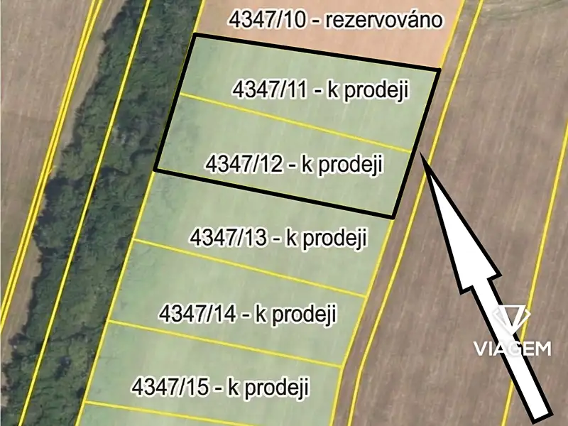 Prodej zahrady 1012 m², Praha – náhled fotky 2