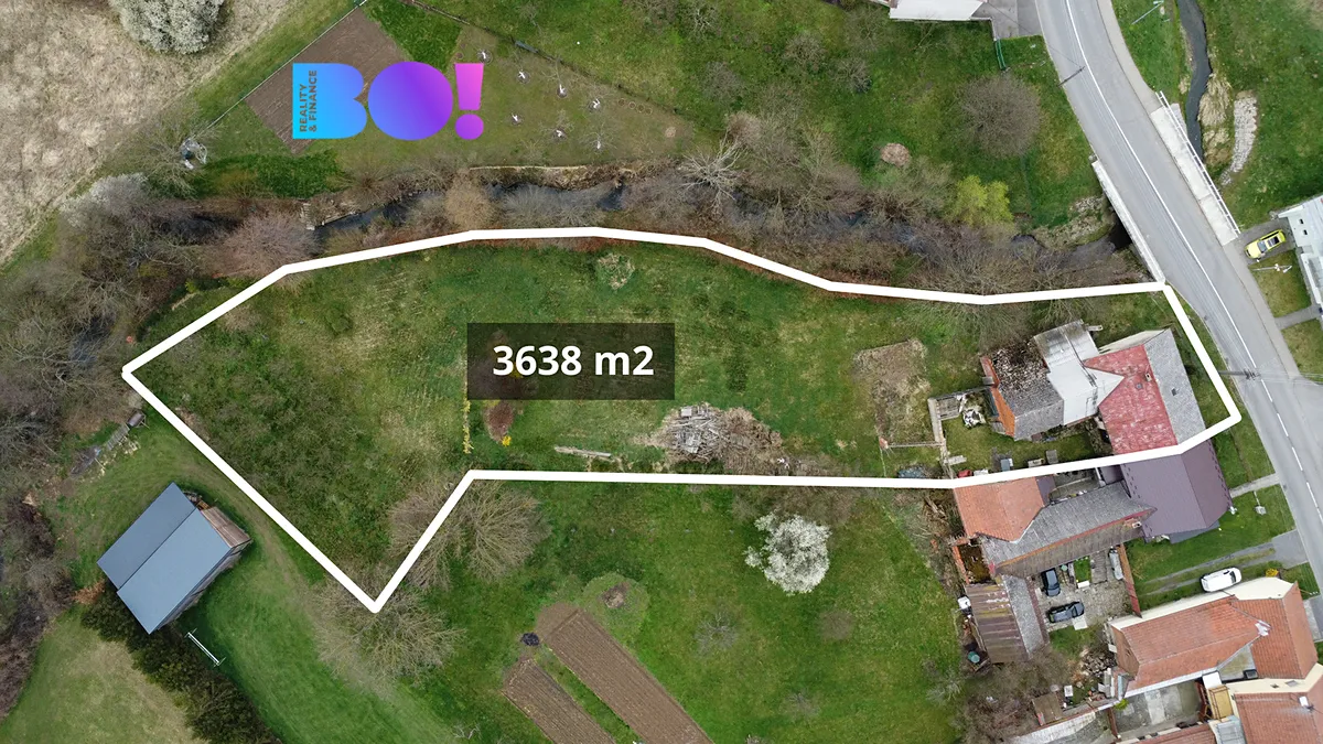 Prodej stavebního pozemku 3638 m²