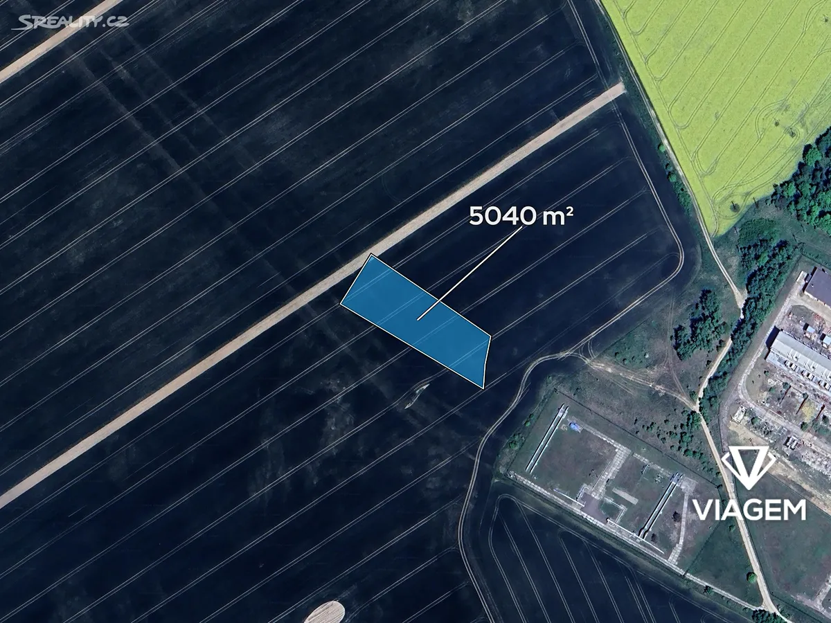 Prodej podílu 1/4 pole 1260 m² – pohled 2