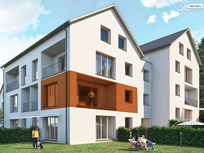 Prodej bytu 2+kk 62 m²