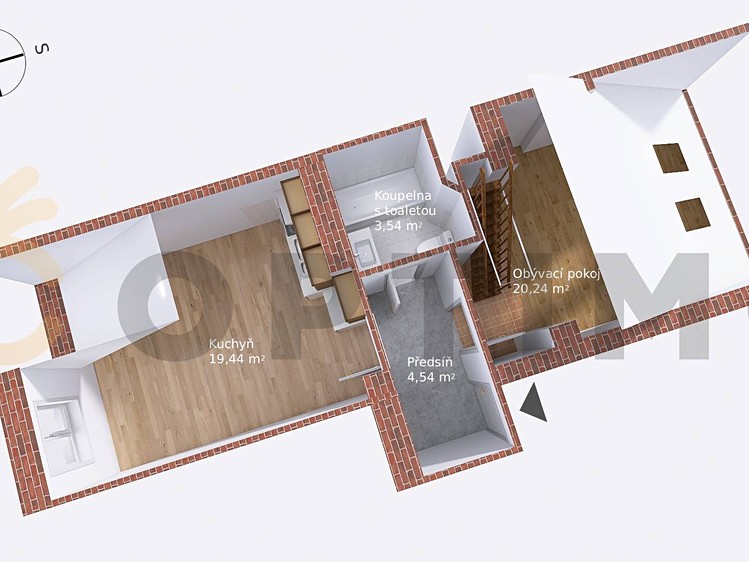 Квартира 2+1 на продаж, 69 м² (17 з 18)