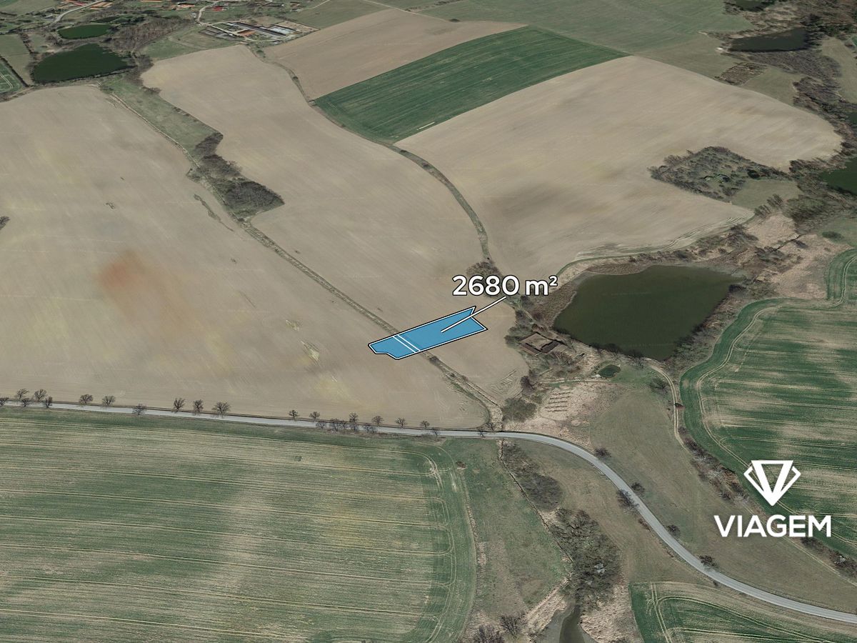 Prodej pole 2680 m², Tučapy – fotka 1 z 3