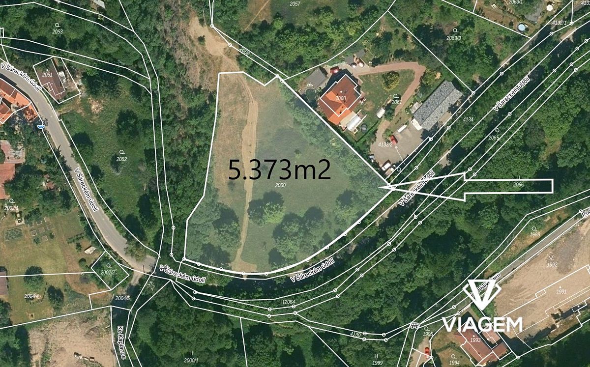 Prodej zahrady 5373 m², Praha – fotka 1 z 3