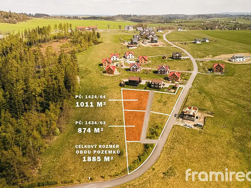 Prodej stavebního pozemku 1985 m², Václavov u Bruntálu – náhled fotky 1