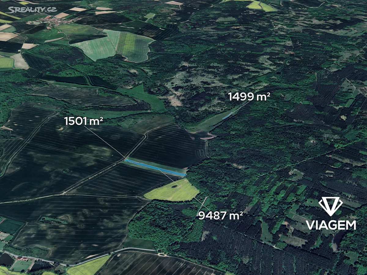 Prodej podílu 1/9 pole 1387 m²
