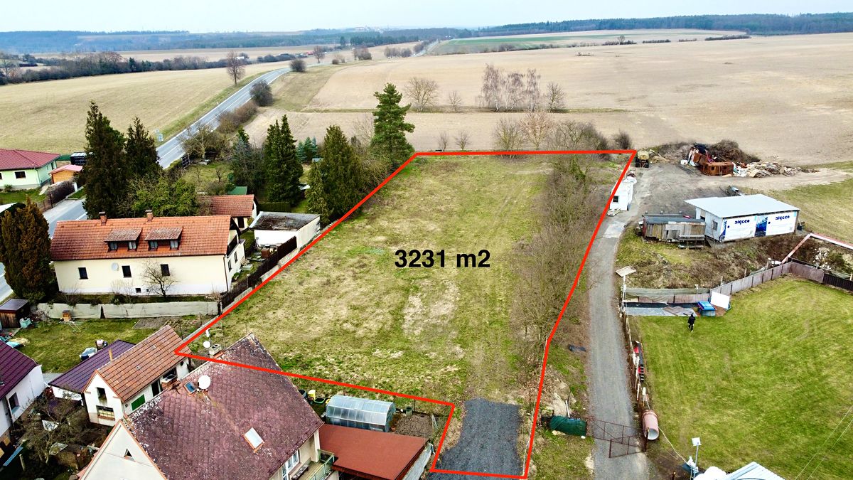 Prodej stavebního pozemku 3231 m², Předměřice nad Jizerou – fotka 1 z 3