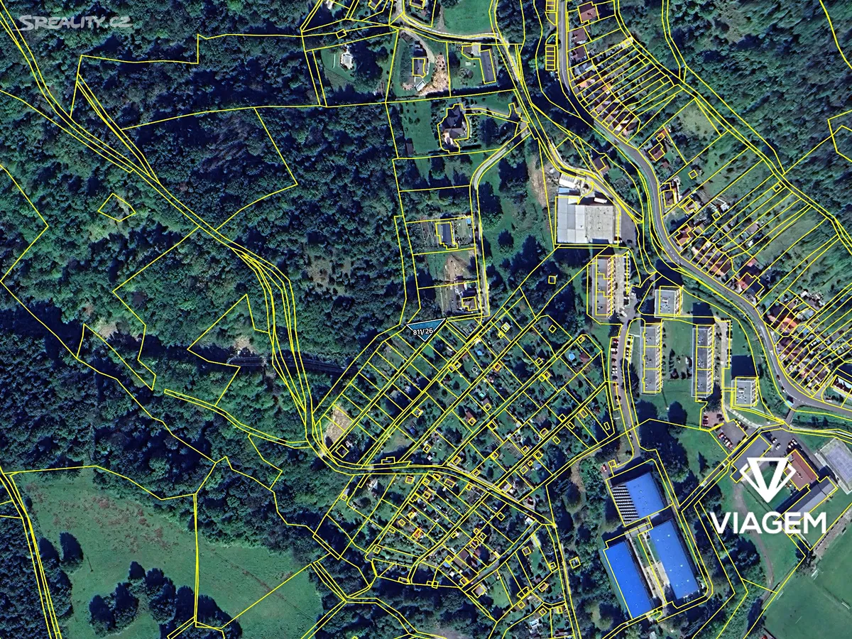 Prodej stavebního pozemku 222 m² – pohled 4