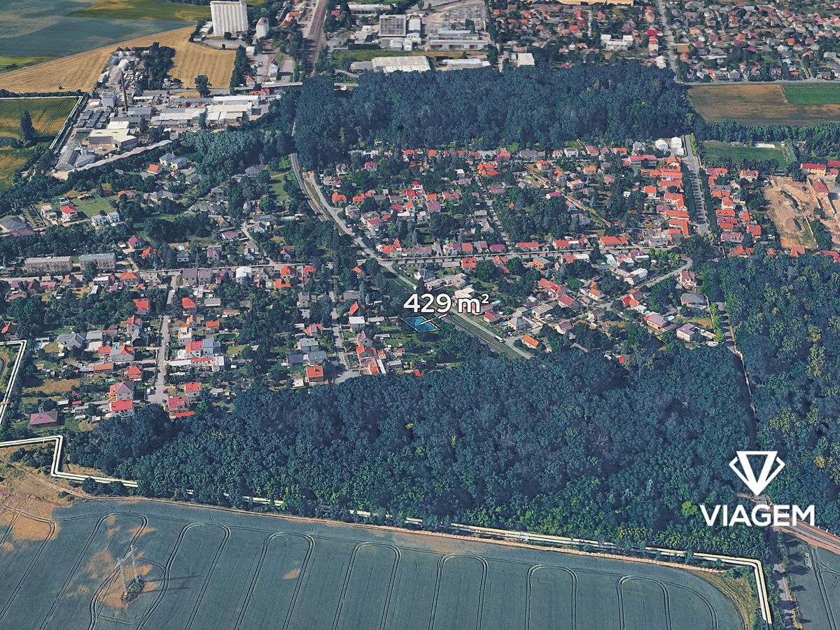 Prodej zahrady 429 m², Měšice – fotka 1 z 3