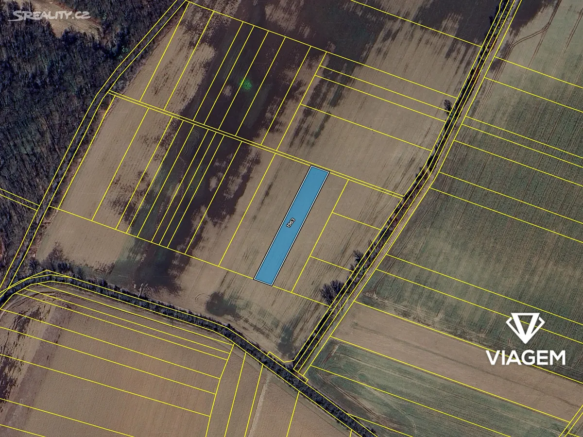 Prodej podílu 7/12 pole 1691 m² – pohled 4