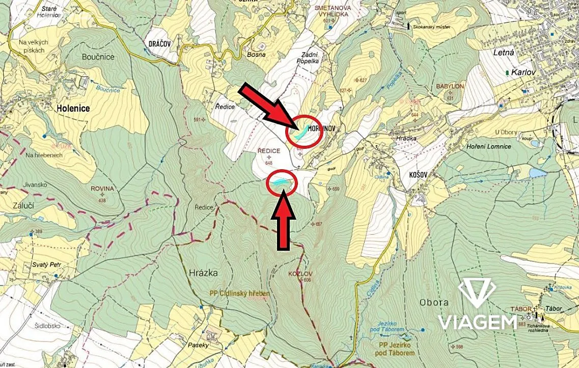 Prodej podílu 1/3 pole 2608 m² - 3. nézet