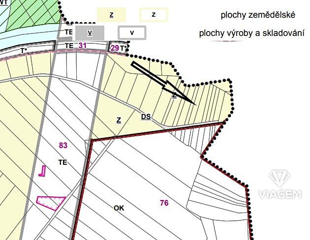 Prodej pole 1325 m² – fotografie 2