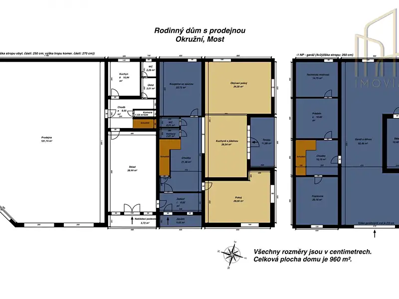 Prodej rodinného domu 649 m², pozemek 2182 m², Most – náhled fotky 2