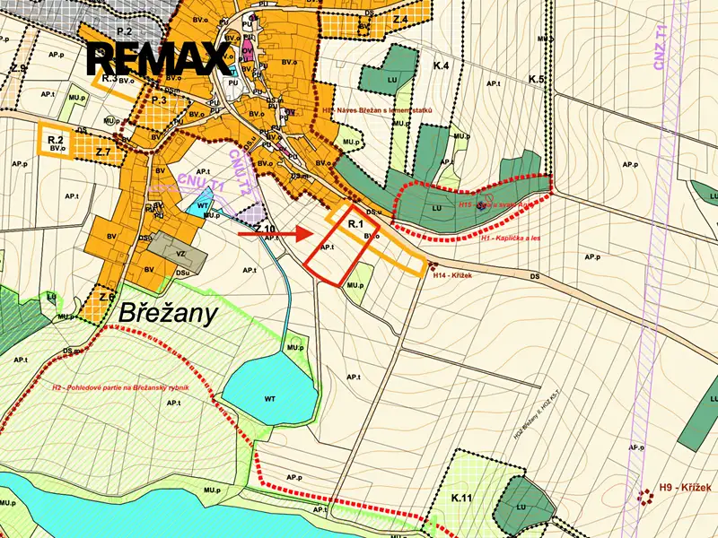 Prodej zahrady 11768 m², Břežany – náhled fotky 2