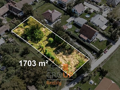 Prodej  stavebního pozemku 1 703 m²