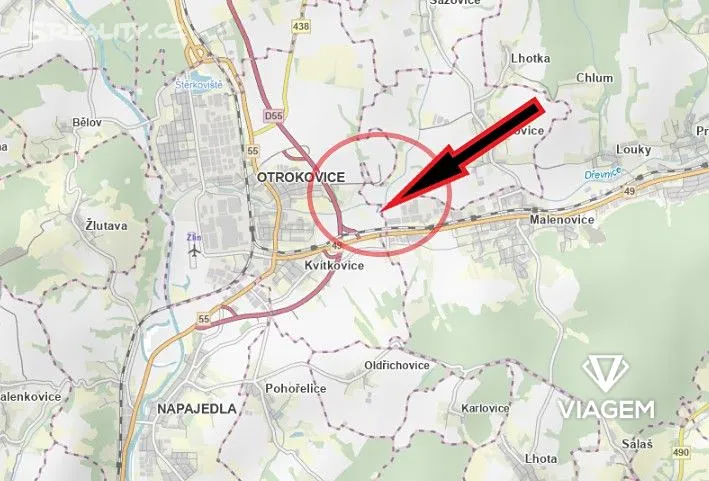 Prodej pole 1325 m² – pohled 4