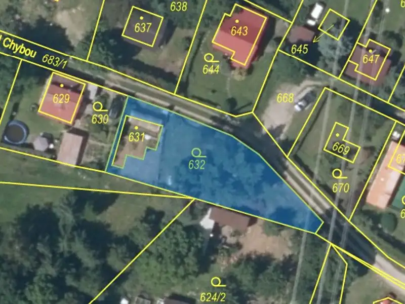 Prodej stavebního pozemku 439 m², Zadní Třebaň – náhled fotky 2