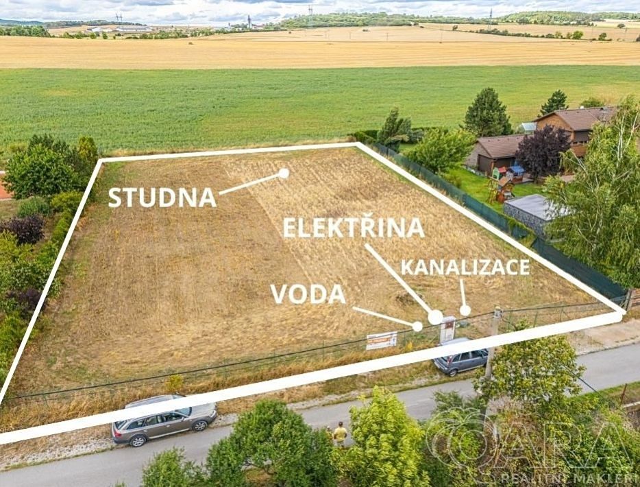 Prodej stavebního pozemku 1955 m², Čisovice – fotka 1 z 3