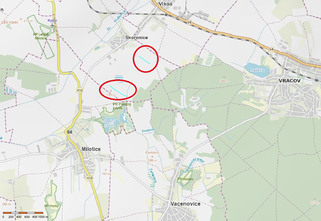 Prodej pole 10065 m², Skoronice – fotka 1 z 3