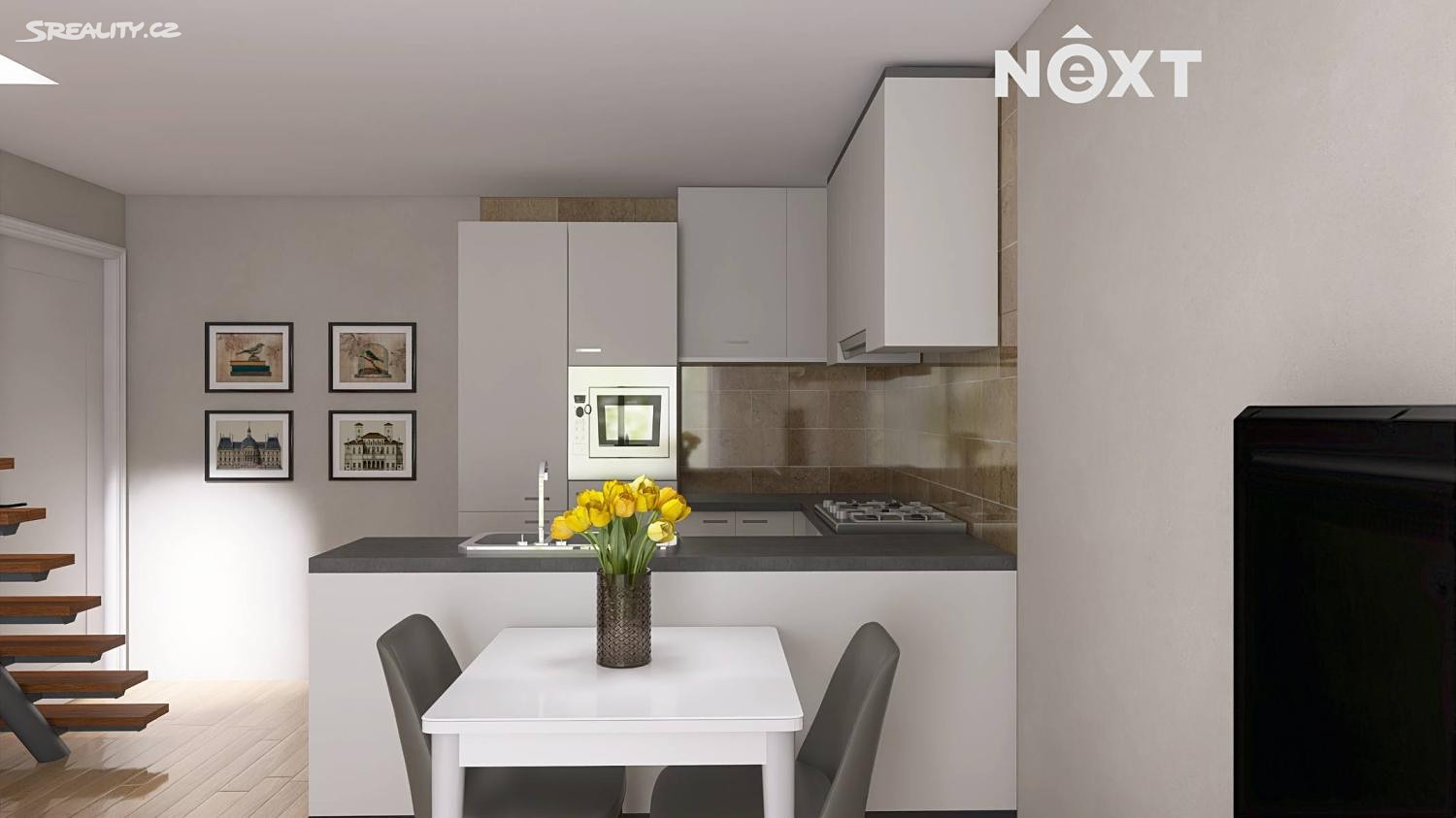 Prodej bytu 2+kk 70 m² (Mezonet) – pohled 2