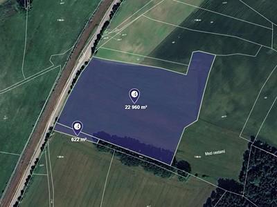 Prodej podílu 1/6  pole 3 930 m²