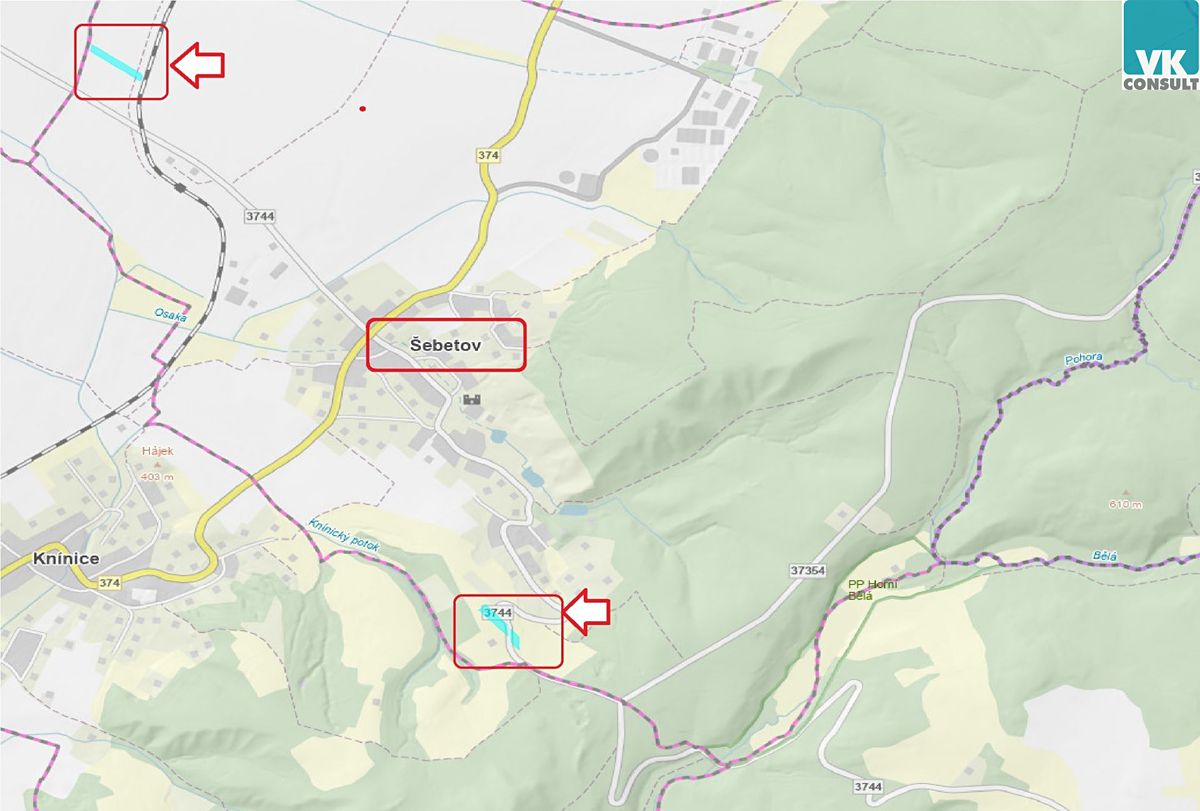 Prodej pole 10702 m², Šebetov – fotka 1 z 3