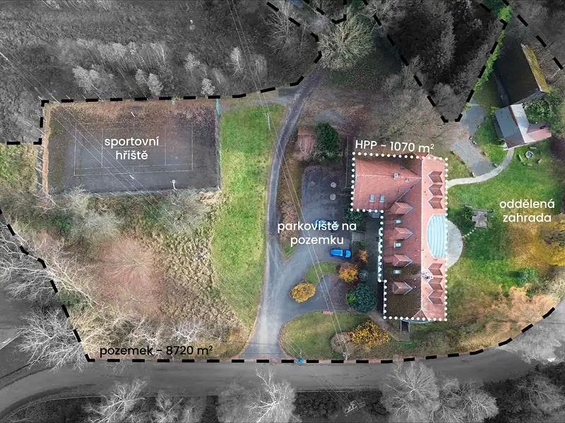 Prodej ubytovacího zařízení 1053 m², Pastviny – náhled fotky 2