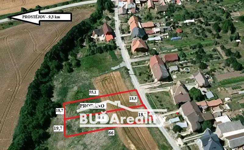 Prodej stavebního pozemku 1139 m², Stařechovice – náhled fotky 2