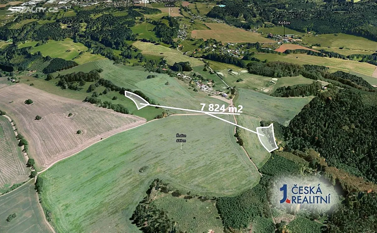 Prodej podílu 1/3 pole 2608 m² - 2. nézet