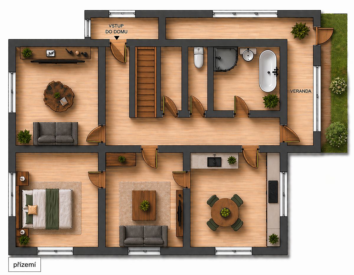 Prodej rodinného domu 177 m², pozemek 1010 m² – fotografie 3