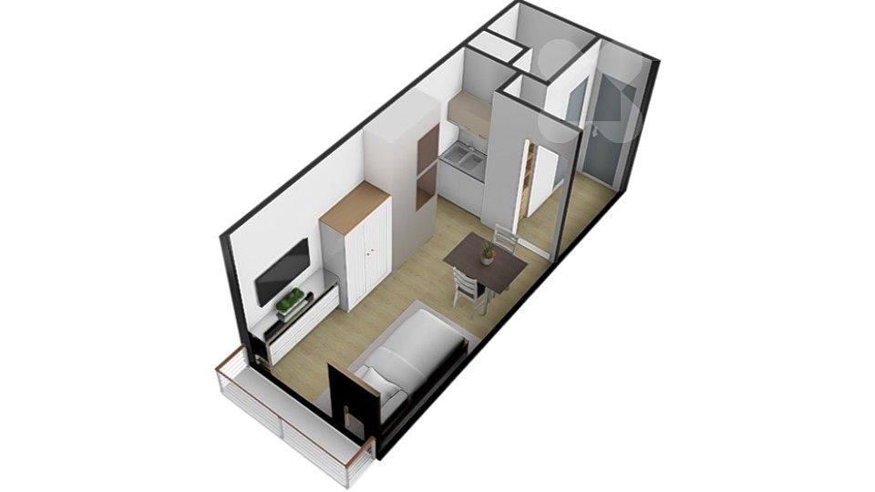 Prodej bytu 1+kk 17 m² – fotografie 5