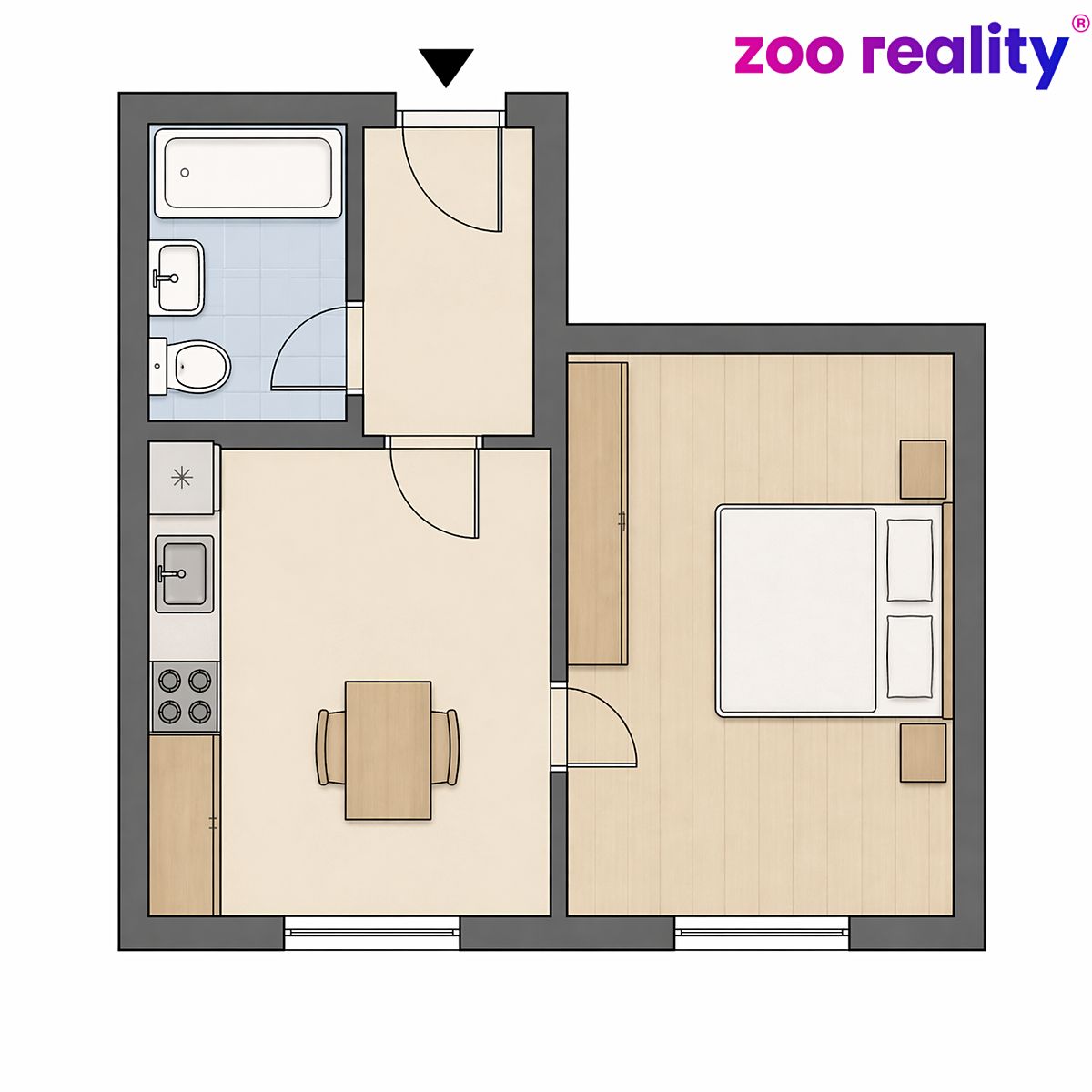 Prodej bytu 1+1 36 m² – fotografie 2
