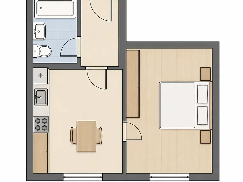 Prodej bytu 1+1 36 m², Chomutov – náhled fotky 2